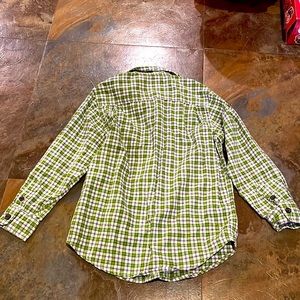 Children’s Place 5/6 boy button down plaid shirt